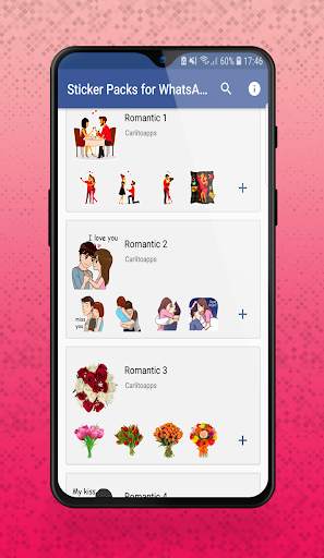 Romantic Stickers for Whatsapp 2021-WAStickerApps‎ screenshot 1