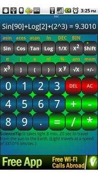 Calculator with shake screenshot 1