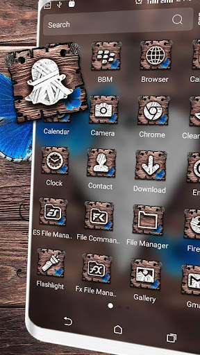 Butterfly Wooden Launcher screenshot 2