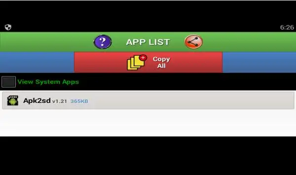 Apk Installer to Sd Card screenshot 4