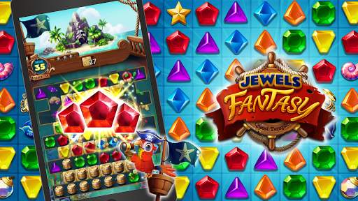 Jewels Fantasy : Quest Temple Match 3 Puzzle स्क्रीनशॉट 1