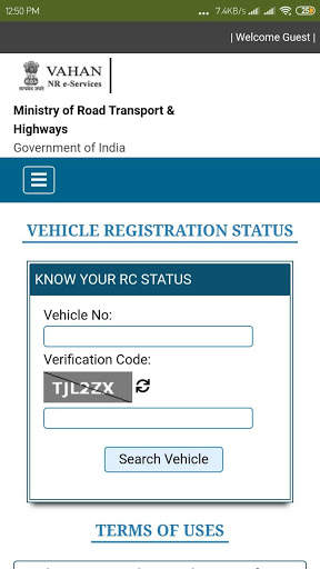 RTO Vehicle info screenshot 3