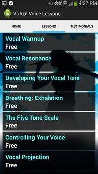 Virtual Voice Lessons screenshot 1