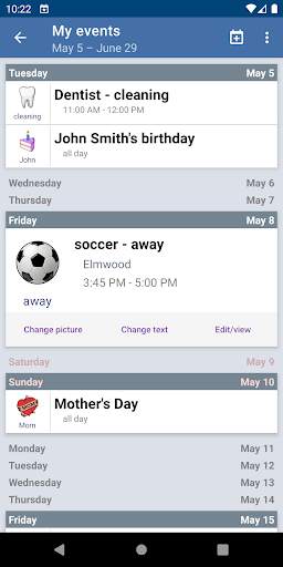 Blik Calendar Widget скриншот 4