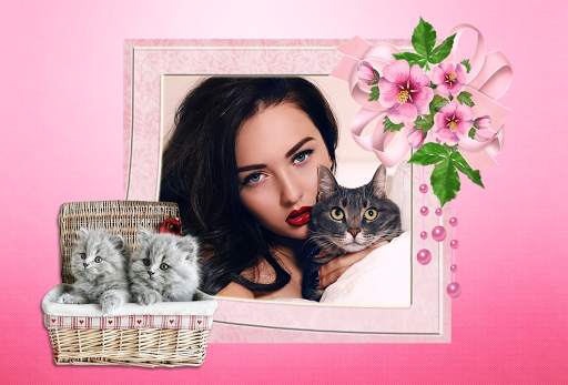 Kucing Bingkai Foto screenshot 4
