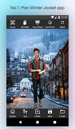 Men Winter Jacket Suit screenshot 3