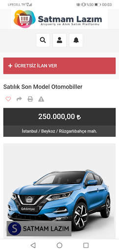 Satmam Lazım | İkinci El Eşya, Araba, Konut Al Sat screenshot 3