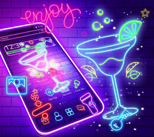 Neon Night Bar Theme screenshot 1