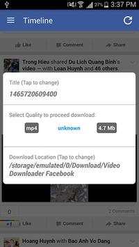 Video Downloader for Facebook screenshot 4