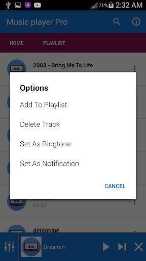 Music Audio player Pro screenshot 5