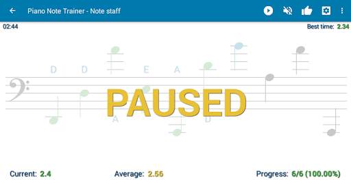 Read notes MIDI/USB support - Piano Note Trainer screenshot 7