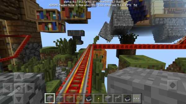 Rollercoaster map.Minecraft PE screenshot 1