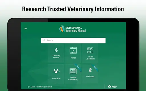 MSD Vet Manual screenshot 6