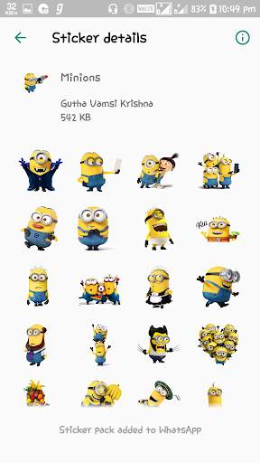 Stickery-Whatsapp stickers,WAstickerApps screenshot 2