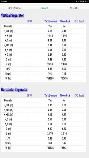 Two Phase Separator Lite screenshot 2