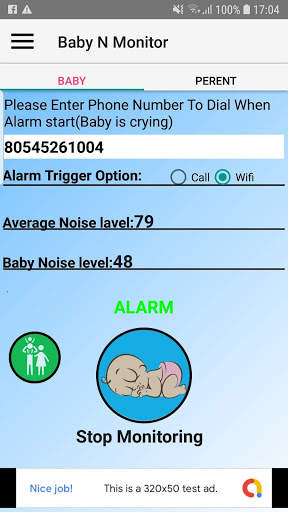 Baby Monitor (Noise detection) screenshot 4
