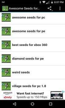 Awesome Seeds for Minecraft screenshot 2