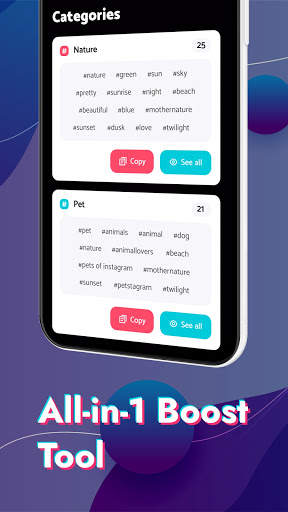 TikTag: Followers Boost for TikTok, Get More Likes स्क्रीनशॉट 2