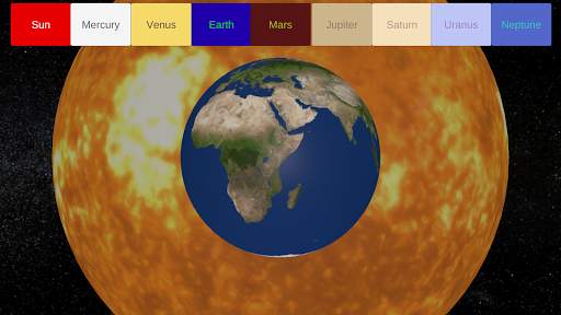Solar System Simulator 3 تصوير الشاشة