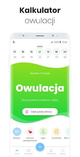 MIA Kalendarz Miesiączka, Kalkulator Dni Płodnych screenshot 2