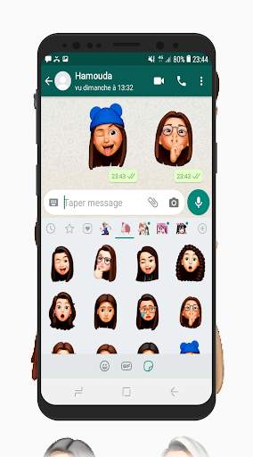 Memoji Apple Stickers for WhatsApp - WAStickerApps screenshot 7