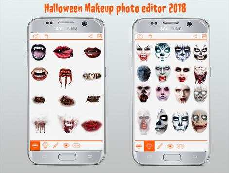 Halloween Makeup Photo Editor 2018 screenshot 5