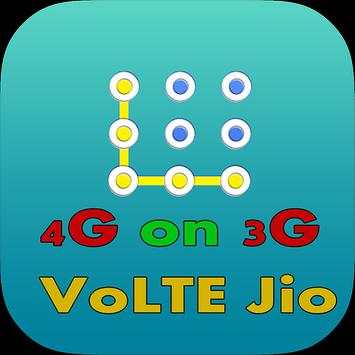 Lock 4G on 3G VoLTE Jio screenshot 1