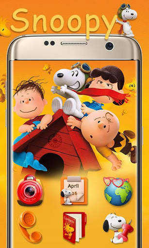 Snoopy GO Launcher Theme screenshot 1