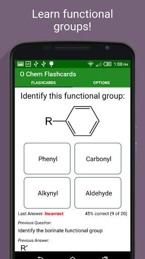 Organic Chemistry Flashcards screenshot 5