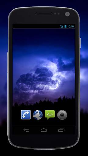 4K Thunderstorm Video Live Wallpaper screenshot 1