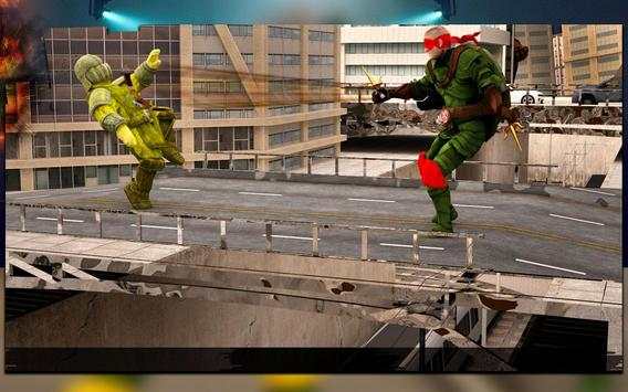 Ninja Hero vs Monster Car Transform Aliens Warship screenshot 16