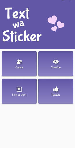 TextWaSticker - Text To Sticker maker скриншот 1