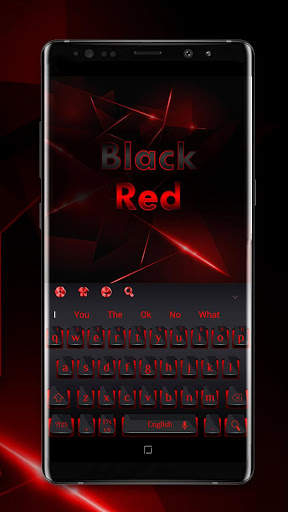 Black Red Business Keyboard स्क्रीनशॉट 3