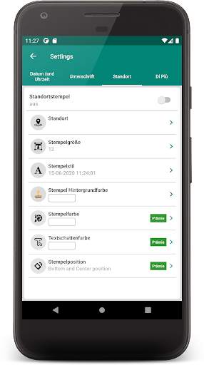 Kamera-Zeitstempel screenshot 5