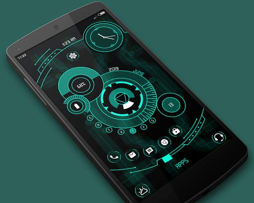 Classy hightech Launcher 2 - App lock, Hide App screenshot 1