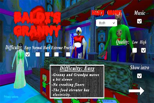 Baldi Granny Scream 2021 screenshot 1