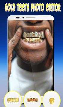 Fake Gold teeth Photo Editor 1 تصوير الشاشة