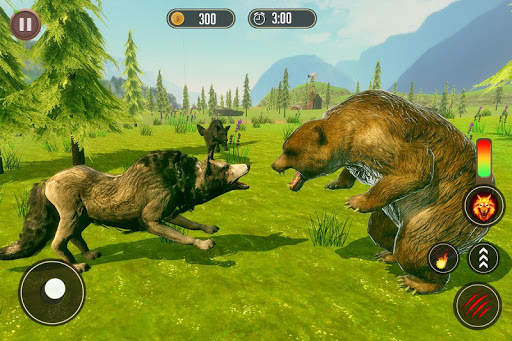 serigala simulator: game hutan liar screenshot 15