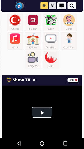 Mobil Canlı TV screenshot 3