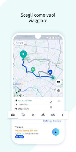 HERE WeGo Mappe e Navigazione screenshot 4
