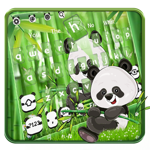 Cute Panda Keyboard Theme icon