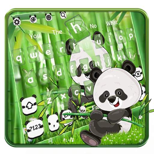 Cute Panda Keyboard Theme 10001002