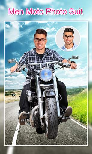 Men Moto Photo Suit screenshot 4