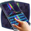Neon Blue Keypad icon