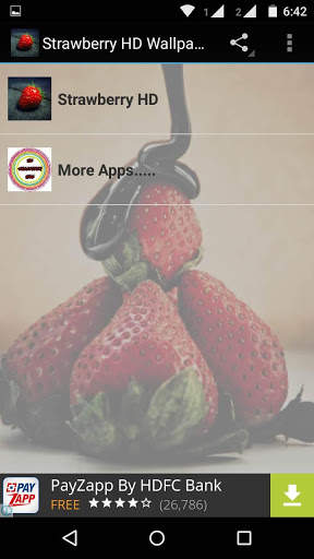 Strawberry Wallpaper HD screenshot 1