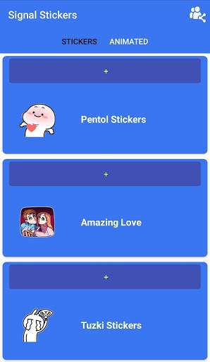Signal Stickers & Animated screenshot 4