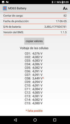 M365 Battery screenshot 3
