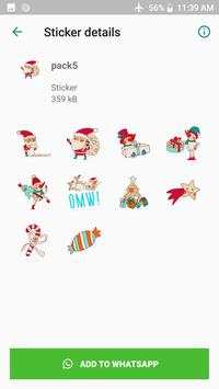 Merry X-mas Sticker for WhatsApp - WAStickerApps screenshot 4