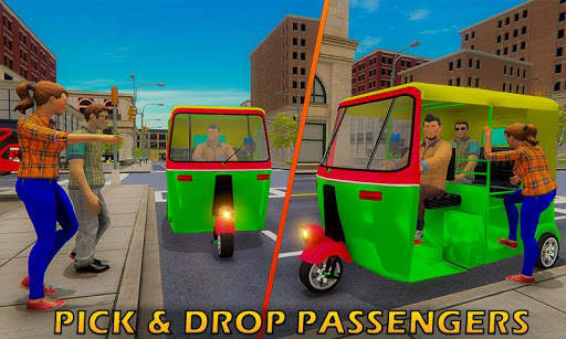 Tuk Tuk Driver Offroad Drive: Transport Passenger screenshot 4