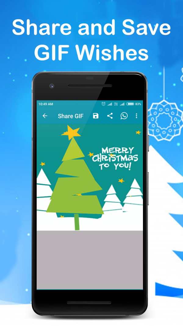 Merry Christmas 2020 GIF Status स्क्रीनशॉट 6